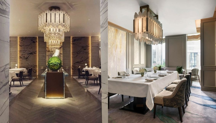 Fine Dining 法國餐廳推介丨#3. L'Envol位處於 The St. Regis Hong Kong 瑞吉酒店內的 L'Envol，是米芝蓮一星的法國餐廳，主打新潮創新的摩登風格法國菜。